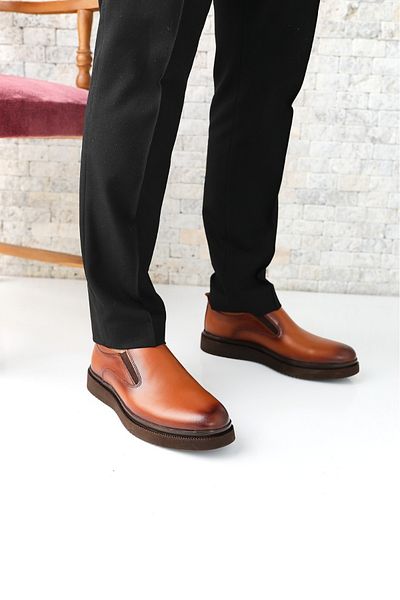 Greyybull Shoes Мъжки класически обувки от естествена кожа в кафяво