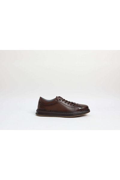 Greyybull Shoes καφέ ελαστικά ανδρικά sneakers-δερμάτινα αθλητικά