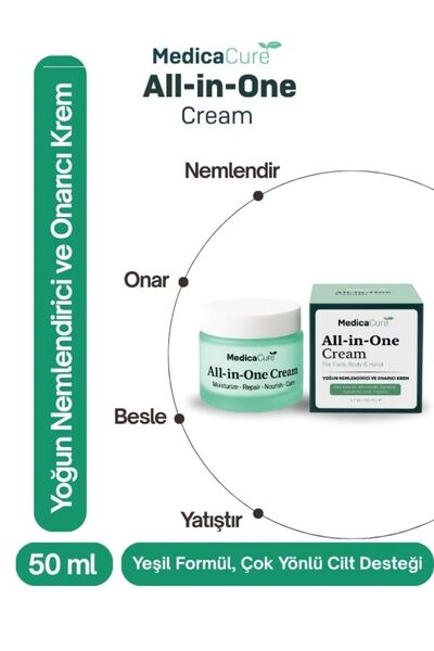 medicacure All in One Cream Yoğun Nemlendirici ve Onarıcı Krem