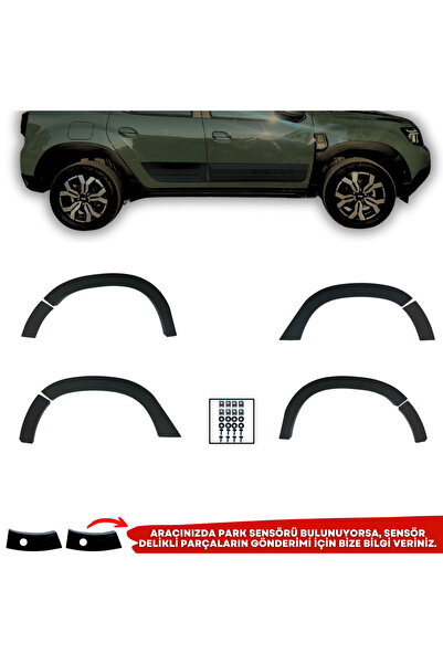 Refref Dacia Duster Çamurluk Koruma Dodik Seti 2018 ve Üstü