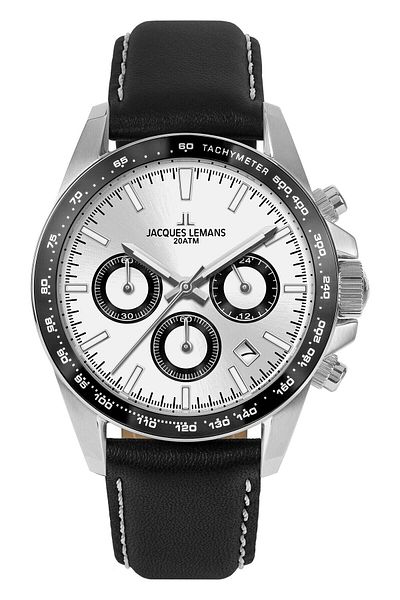 Jacques Lemans Mens Watch Jacques Lemans 1-1877B, Quartz, 40mm, 20ATM