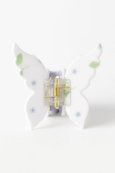 Roberta Lorenz Women's Butterfly Design Bone Material Special Design Hairpin 6 cm