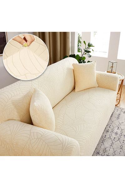 uzhanem Seat Cover Sofa Cover 1 Piece Lycra for 3 Seater Seats High Quality