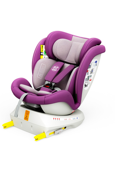 BUF BOOF Scaun auto TWT Plus iSize Buf Boof Purple isofix Rotativ 360 Pozitie Somn Top Tether 40-150 cm