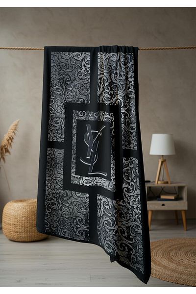 Doruklar Home Collection Πετσέτα θάλασσας με μοντέρνα σχέδια ψηφιακής εκτύπωσης 80x160 cm Lux27