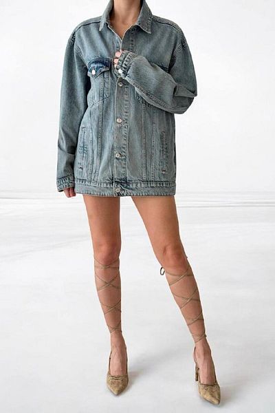 LACARINO 7852 Jachetă de jeans pentru femei