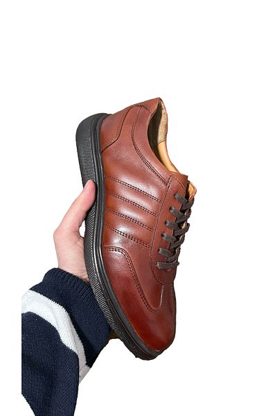 Greyybull Shoes Ανδρικά παπούτσια casual από γνήσιο δέρμα Tan