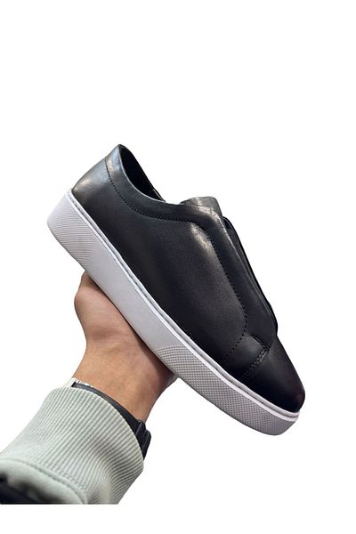 Greyybull Shoes Black Leather Men's Sneakers - Comfortable and Stylish