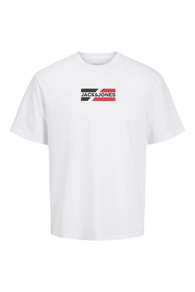 Jack & Jones Ανδρικό λευκό μπλουζάκι