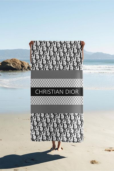 Doruklar Home Collection Πετσέτα θάλασσας με μοντέρνα σχέδια ψηφιακής εκτύπωσης 80x160 cm Lux79