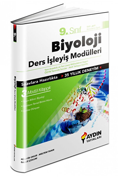 Aydın Yayınları Aydın 9. Sınıf Biyoloji Ders Işleyiş Modülleri