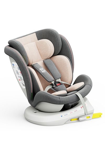 BUF BOOF Scaun auto TWT Plus iSize Buf Boof Pink isofix Rotativ 360 Pozitie Somn Top Tether 40-150 cm