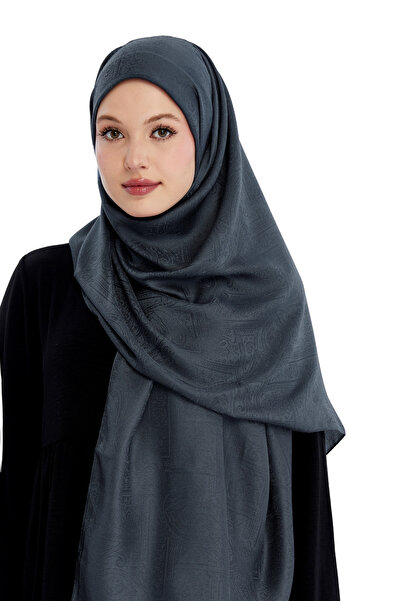 Altobeh Monogram Ethnic Pattern Shawl - Anthracite