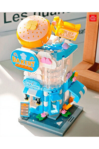 Fun Sunster Company™ Mini Blok Fırın – Bakery Shop Kendin Yap Seti| 334 Parça...