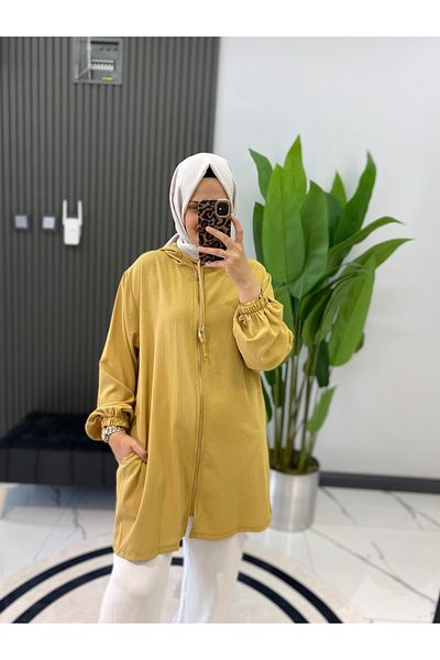 SARE BOUTIQUE Women's Hijab Stone Cardigan