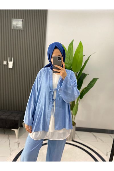 SARE BOUTIQUE Women's Hijab Bürümcük Double Set