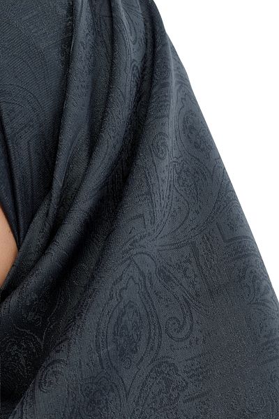 Altobeh Monogram Ethnic Pattern Shawl - Anthracite