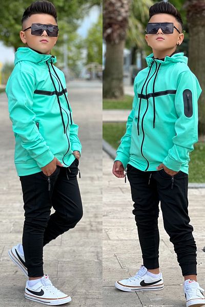 Pina Kids Σετ αθλητικής φόρμας Unisex Diver Fabric Hooded ESF-600