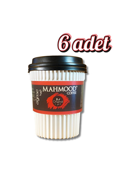 Mahmood Coffee 3'ü 1 Arada Hazır Kahve Bardak 18 G X 6 Adet