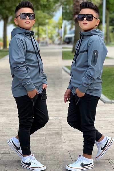 Pina Kids Σετ αθλητικής φόρμας Unisex Diver Fabric Hooded ESF-600