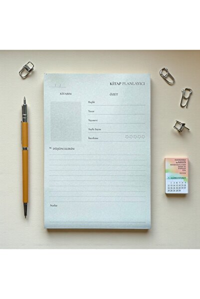 Fark Tanıtım Tarihsiz Masaüstü Planlayıcı, Kullan-at Planner - Kitap Planlayıcı