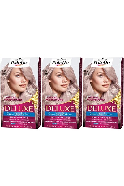 Palette Deluxe Saç Boyası 11-9 Kuvars Pembesi 3'lü Set