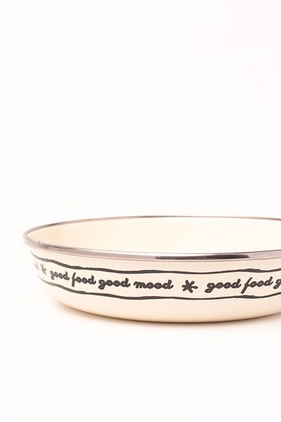 EMAYlab Mood Enamel Bowl Plate - Bowl Bowl - Salad Bowl - Presentation Bowl 21cm