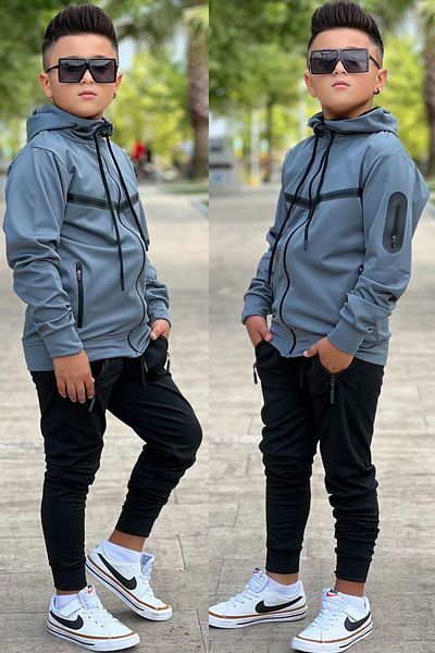 Pina Kids Σετ αθλητικής φόρμας Unisex Diver Fabric Hooded ESF-600