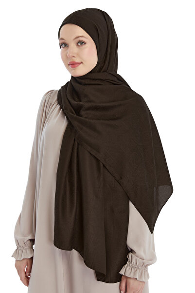 Altobeh Monogram Ethnic Pattern Shawl - Bitter Brown