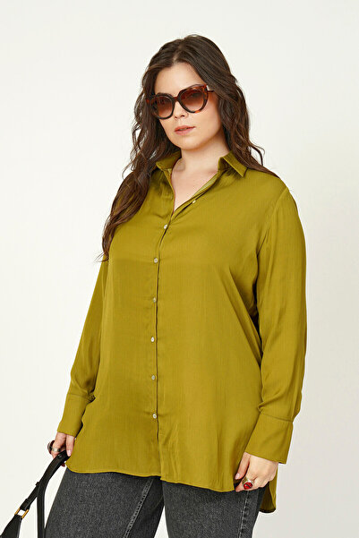 Büyük Moda Basic Satin Shirt