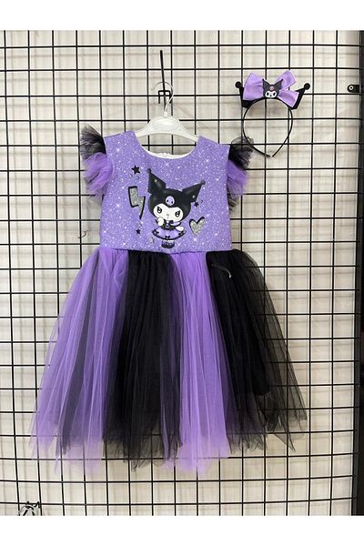Lumia Baby Crown Gifted Kuromi Dress Evening Dress