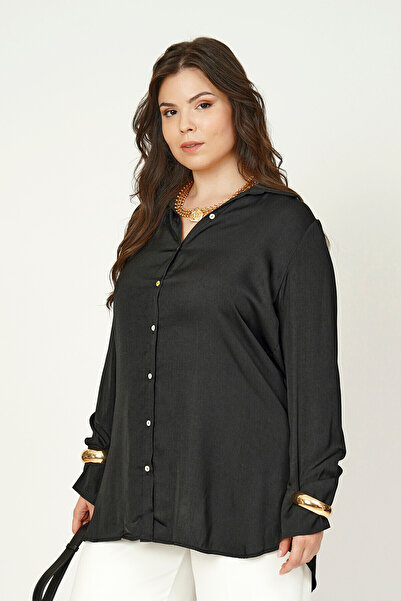 Büyük Moda Basic Satin Shirt