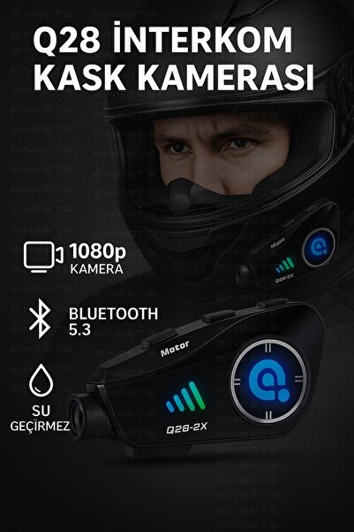 Zineets 4k Ultra Hd Wifi Su Geçirmez Motorsiklet Kask Aksiyon Kamerası Ve Blu...
