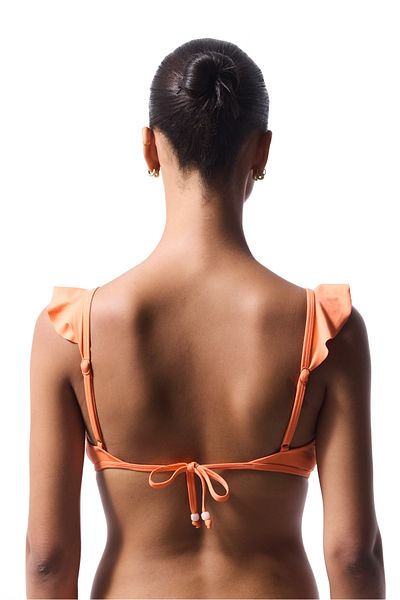 Penti Orange Mango Deep Frill Bikini Top