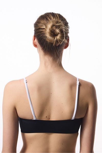 Penti Μαύρο και άσπρο μπικίνι Gina Strapless