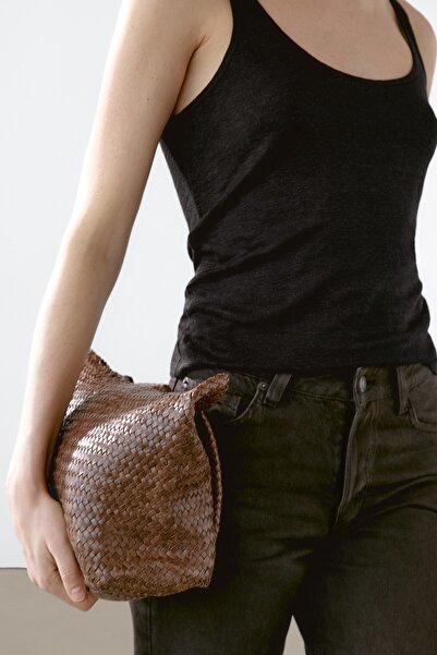 Massimo Dutti 100% linen tank top