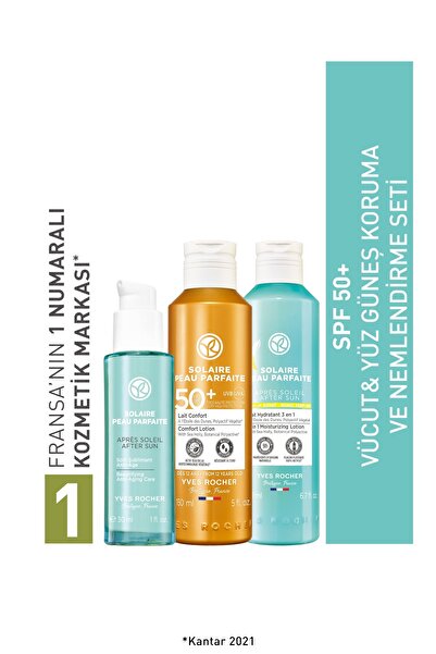 Yves Rocher SPF 50+ Vücut & Yüz Güneş Koruma ve Nemlendirme Seti-9916738