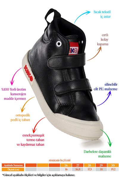 Kiko Kids Garf Daily Velcro Boys Boat Παπούτσια
