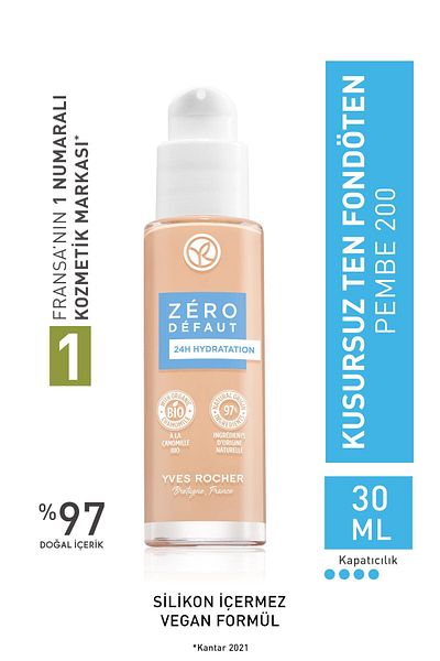 Yves Rocher Perfect Skin Foundation-Pink 200-30 ml-54557
