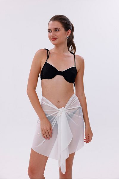 tarzınısec Flexible Lycra 2-Piece Tulle Pareo 150X50 cm