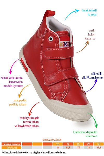 Kiko Kids Ботуши Garf Daily Velcro за момичета