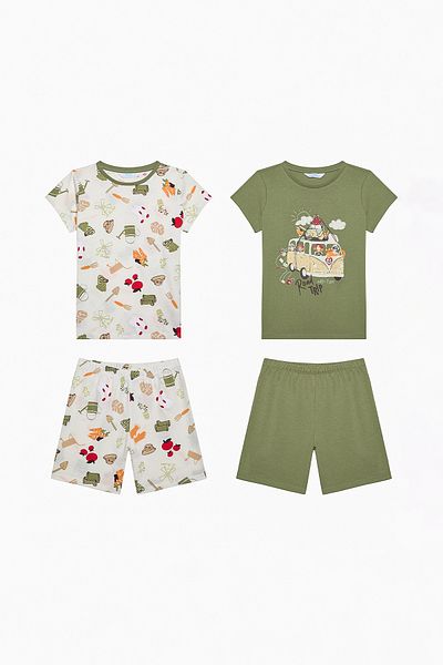 Penti Boy's Market Multicolored 2-Piece Pajama Set