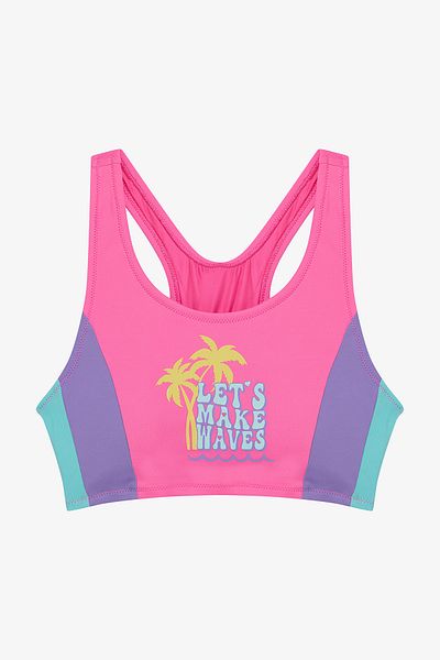 Penti Lila Junges Mädchen Paradise Neckholder-Bikini-Set