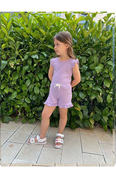 My Kids Wear Frilly Girl's Shorts Set
