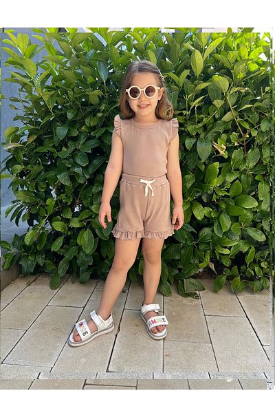My Kids Wear Frilly Girl's Shorts Set