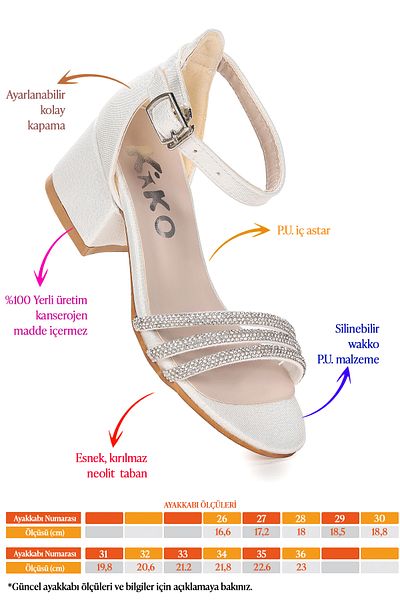 Kiko Kids Pantofi Sandale Cu Toc De 4 Cm Nobe Daily Fete