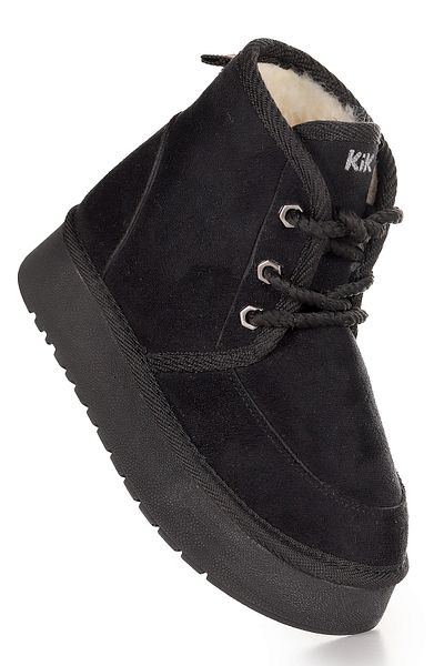 Kiko Kids Παπούτσια για κορίτσια με κορδόνια Buck Nubuck