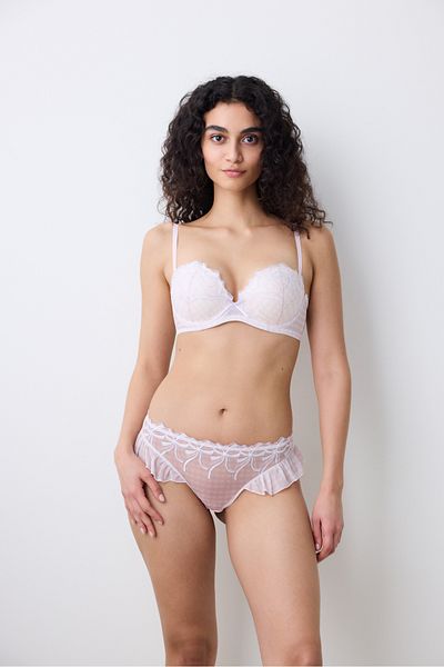 Penti Sutien roz Heart Broderie