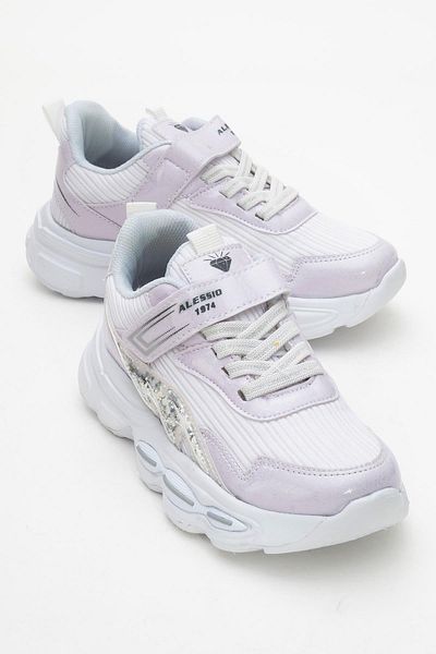CCWAY AYAKKABI Pantofi sport pentru copii Anorak cu velcro 26-30 ALB ALB