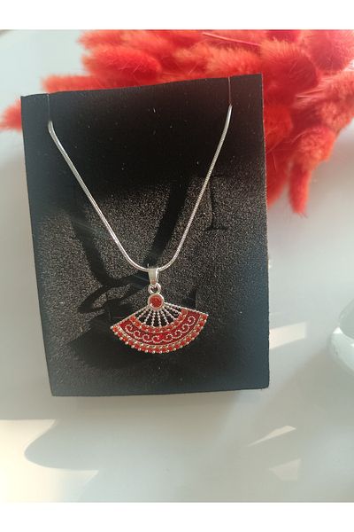 Kudi Fan Steel Pendant with Pearl Bracelet Gift